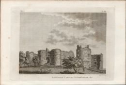 Roscommon Castle Rare 1791 Francis Grose Antique Print.