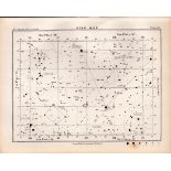Star Map Chart Victorian Antique 1892 Atlas of Astronomy 61.
