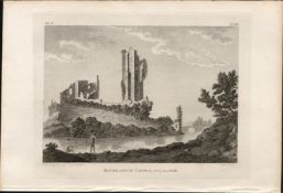 Rockbarton Castle Co Limerick Rare 1791 Francis Grose Antique Print.