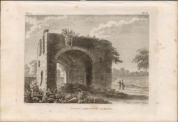 Simons Court Tower Donnybrook Dublin 1791 Francis Grose Antique Print