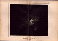 Star Atlas The Great Nebula 1859-1863 Astronomy Antique Print.