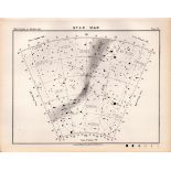 Star Map Chart Victorian Antique 1892 Atlas of Astronomy 66.