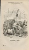 London Victorian Rubbish Tip Carter Antique Rare 1864 Henry Mayhew Print.