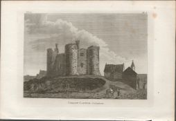 Carlow Castle Rare 1791 Francis Grose Antique Print.