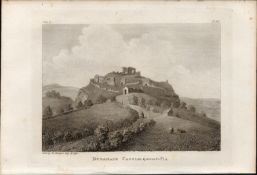 Dunamase Castle Co Laois Rare 1791 Francis Grose Antique Print
