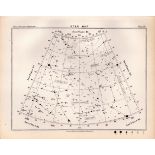 Star Map Chart Victorian Antique 1892 Atlas of Astronomy 56.