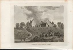 Ballyhaunes Abbey Co Mayo Rare 1791 Francis Grose Antique Print.