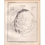 May Midnight Chart Victorian Antique 1892 Atlas of Astronomy 43.