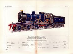 The Great Eastern Railway Coloured Antique Book Plate.