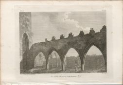 Black Abbey Co Kilkenny Rare 1791 Francis Grose Antique Print.