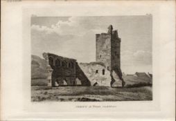 Naas Abbey Co Kildare Rare 1791 Francis Grose Antique.