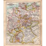 The German Empire Double Sided Antique 1896 Map.