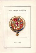 The Great Eastern Railway Crest & Coat of Arms Antique Book Plate.