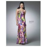 Alfred Angelo Prom/Pageant Dress RRP £495. Floral Punch Charmeuse Size 12
