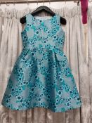 Blue Yummi Girl Blue Dress Approx Age 7 to 9