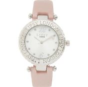 Brand New Silver Tone & Pink Watch
