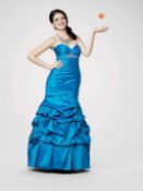 Alfred Angelo Prom/Pageant Dress In Bluebell RRP £495 Size 12 To 14