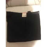 M&S Saville Row Inspired Black Wool Trousers RRP £119