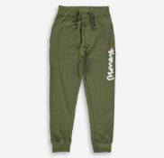 Brand New Olive Green Logo Joggers