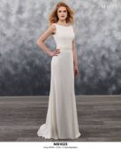 Mary's Bridal Wedding Gown Size 8. MB1023. Size 8 Crepe Dress RRP £1195