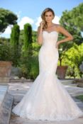 Ladybird Bridal Wedding Gown Size 8. Style LB417035 In Ivory/Champagne