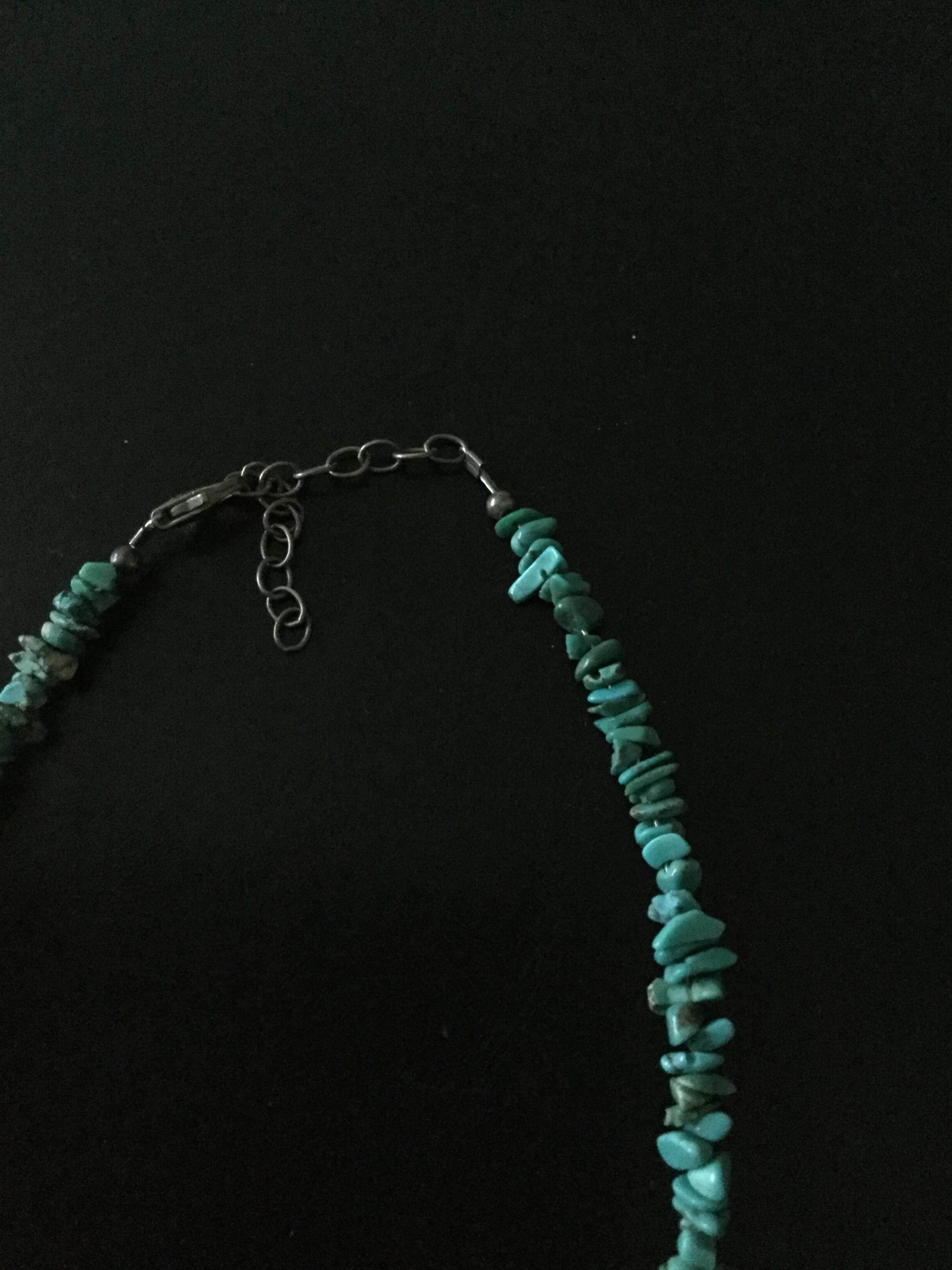 Turquoise and Coral Necklace - Image 3 of 6