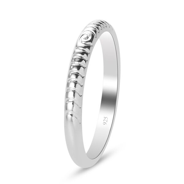 New! Sterling Silver Band Ring - Image 2 of 3