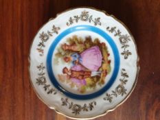 Pre Owned Small French Limoges Collecters Plate
