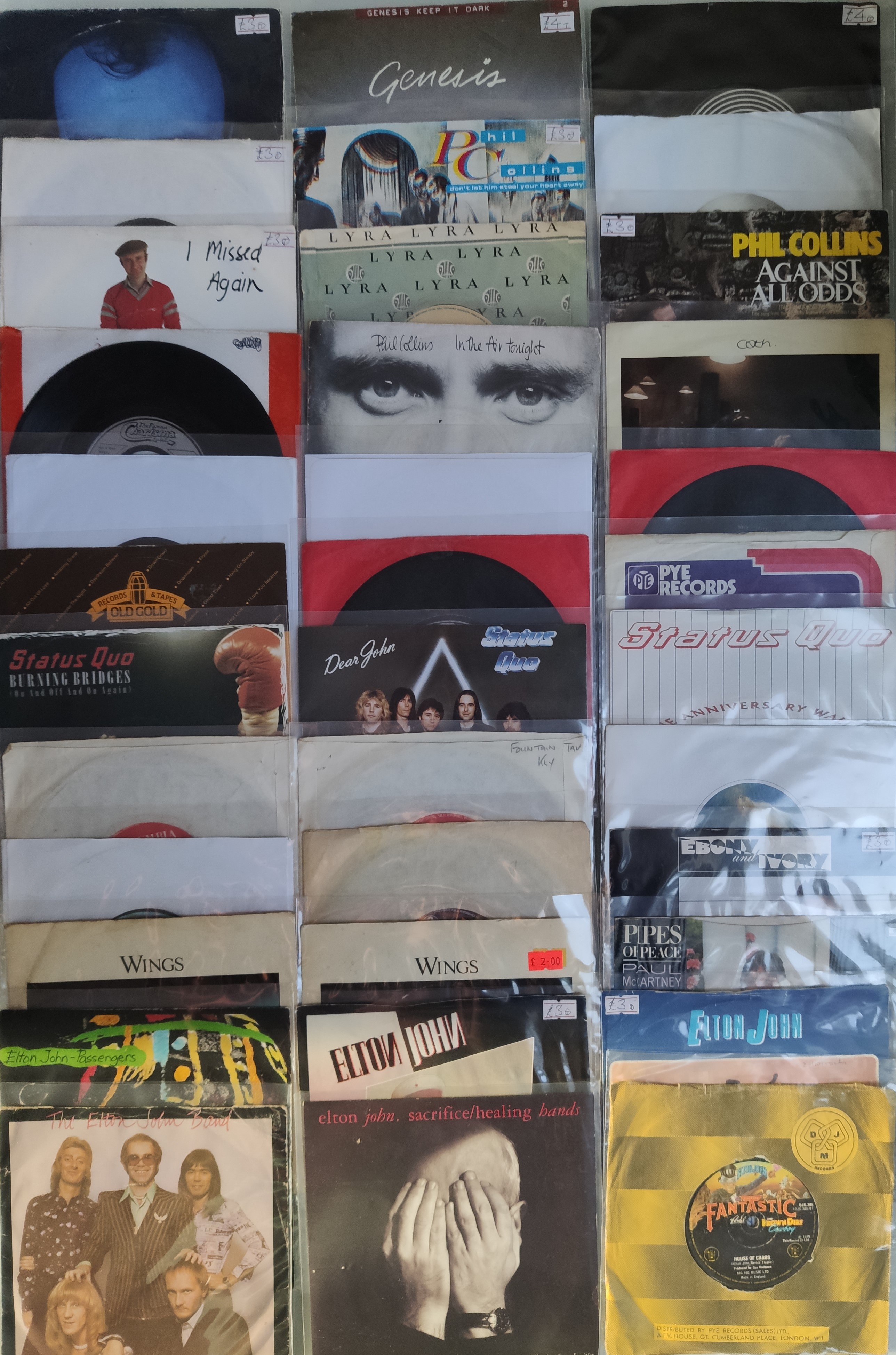 A Collection of 41 x Vinyl 7” Singles