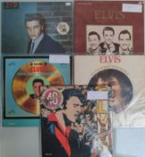 5 x Elvis Presley Vinyl LPs To Include Double Pink Vinyl.