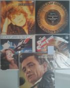 3 x Johnny Cash. 2 x Dave Clarke Five. 2 x Elkie Brookes Vinyl LPs.