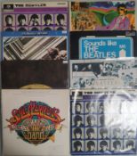 8 x The Beatles LPs. A Hard Days Night, Love Songs, Anthology, Sounds Like The Beatles and More.