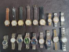 A Large Collection of 60 Plus Watches In Varying Condition.