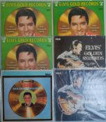 6 x Elvis Presley LPs. Golden Record Versions.