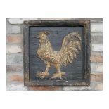 Wooden Cockerel Wall