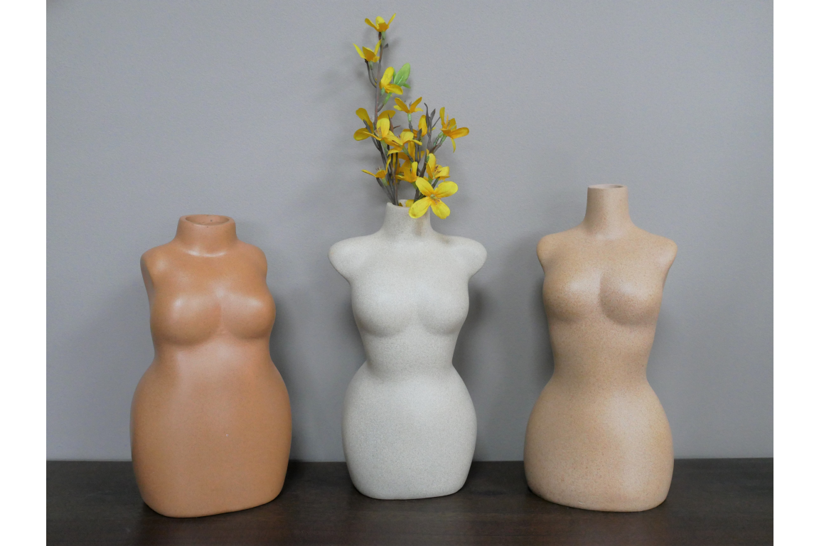 Set of 3 Body Positive Vases