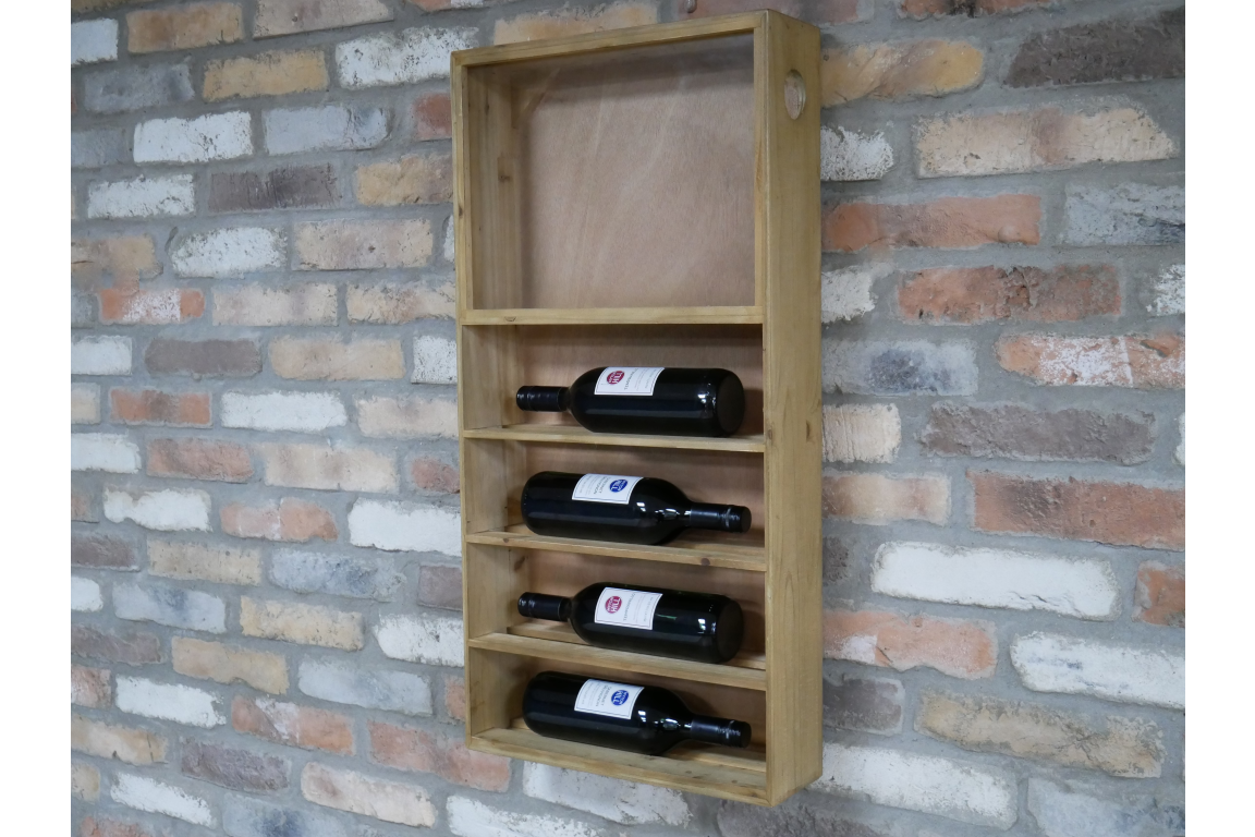 Wine Bottle Holder and Cork Storage