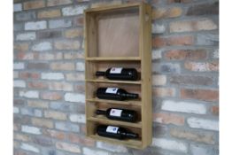 Wine Bottle Holder and Cork Storage