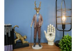 Dressed Gentleman Stag Themed Ornament