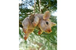 Hanging Piglet Themed Garden/Home Ornament