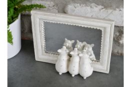 Three Little Piggies Reflection Themed Mirror