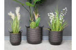 Set of 3 Indoor/Outdoor Planters
