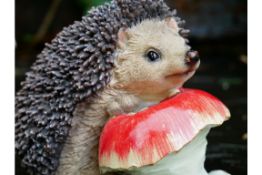 Life Like Feasting Hedgehog Ornament