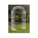 Rustic White Garden Arch