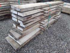 10 x Hardwood Seasoned Sawn Timber Square Edged English Beech Boards / Slabs