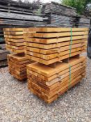 49 x Hardwood Fresh Sawn African Billinga Timber Posts