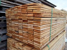 50 x Softwood Fresh Sawn Mi xed Larch / Douglas Fir Boards / Planks / Cladding 1"" x 6"" x 6ft