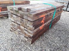 80 x Hardwood Dry Sawn Timber African Opepe Rails