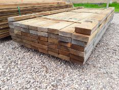 25 x Softwood Timber Sawn Pressure Treated Tanalised Fencing Rails