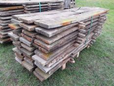 36 x Hardwood Air Dried Sawn Rustic English Oak Boards / Planks